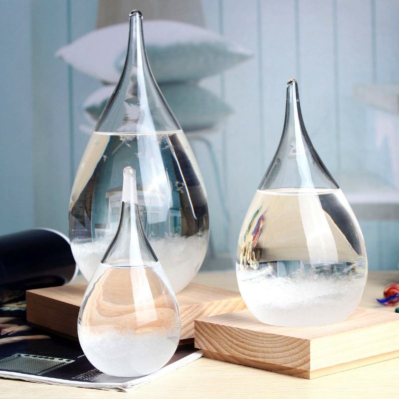 Πρόγνωση Καιρού Crystal Drops Water Shape Storm Glass Διακόσμηση Σπιτιού Χριστουγεννιάτικο Δώρο