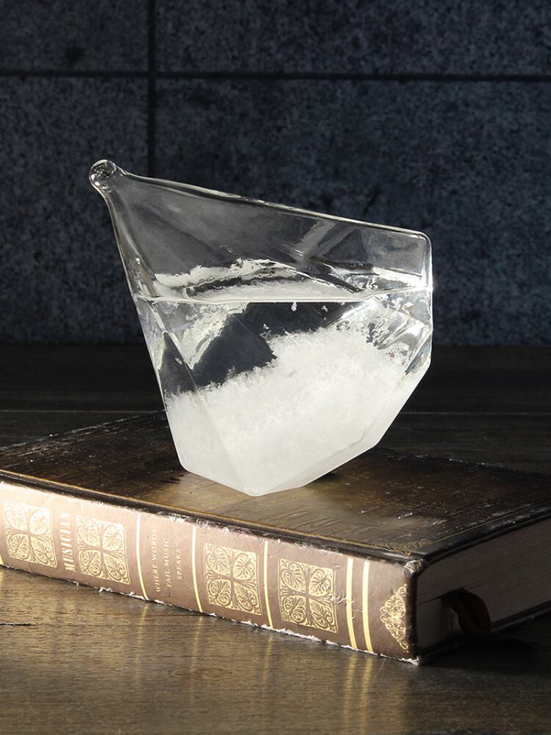 Πρόγνωση Καιρού Crystal Storm Glass Δημιουργική Διακόσμηση Σπιτιού Χριστουγεννιάτικο Δώρο Σε Σχήμα Διαμαντιού