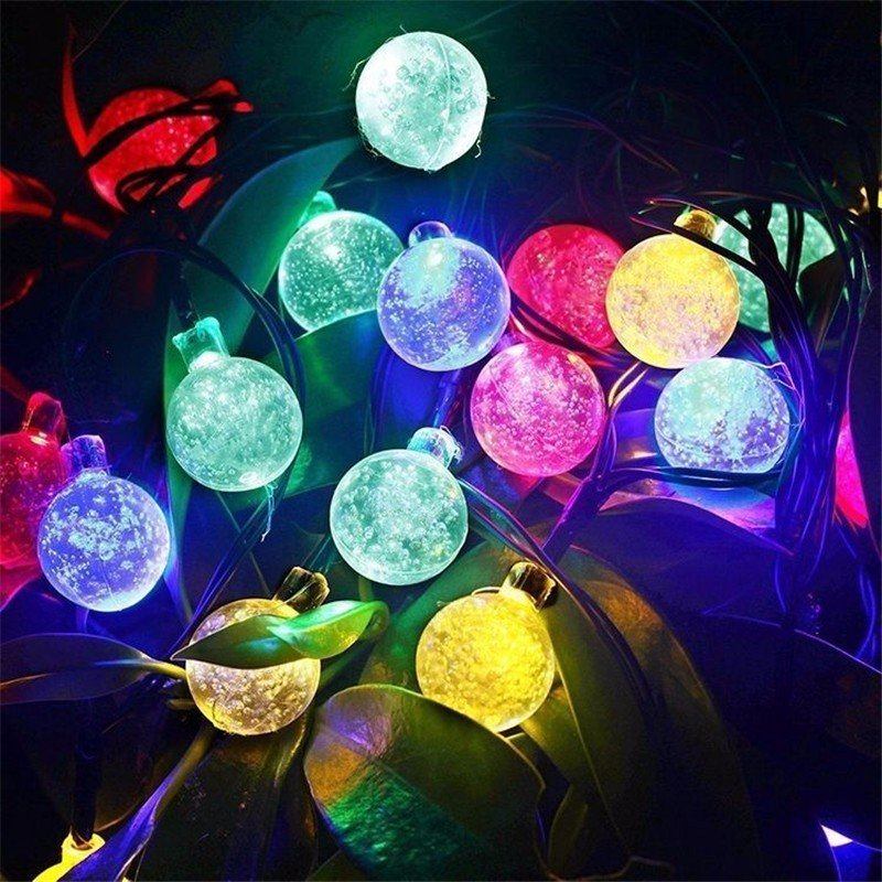 Solar 30 Led Outdoor Waterproof Party String Fairy Light Festival Lights Ambience