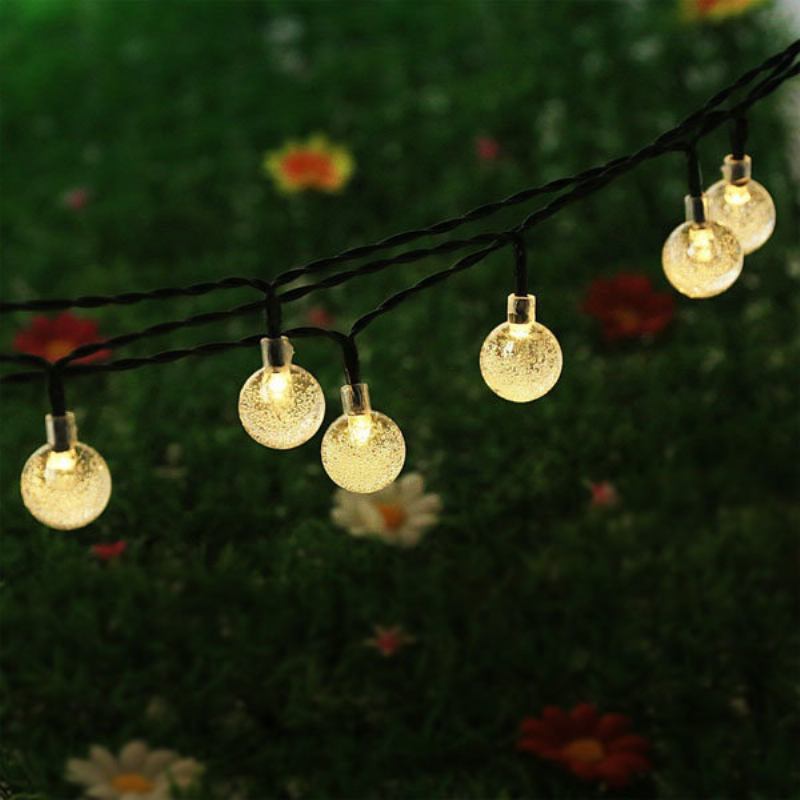 Solar 30 Led Outdoor Waterproof Party String Fairy Light Festival Lights Ambience