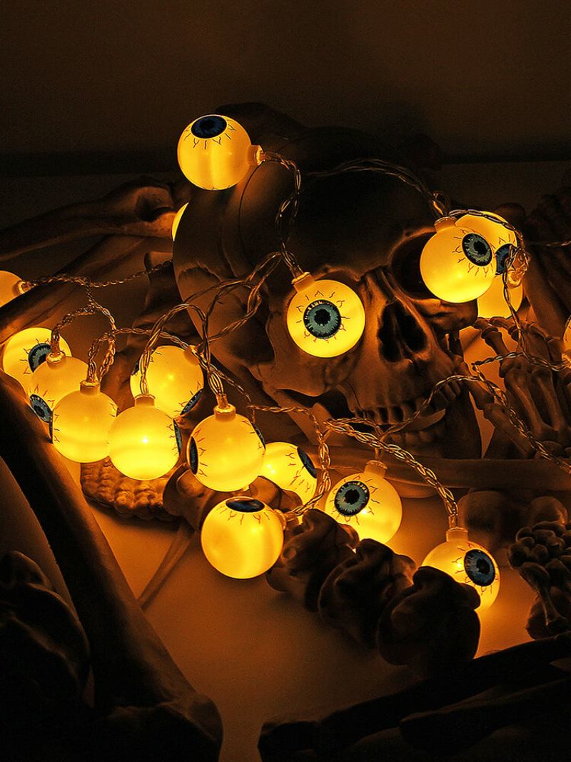 Spectre Skeleton Ghost Eyes Pattern Halloween Led String Light Αστεία Διακόσμηση Πάρτι