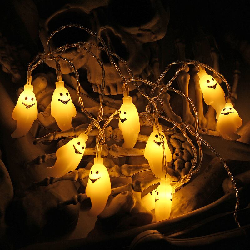 Spectre Skeleton Ghost Eyes Pattern Halloween Led String Light Αστεία Διακόσμηση Πάρτι