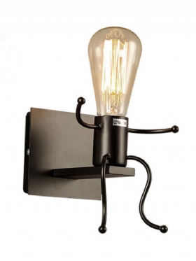 Vintage Industrial Splink Φωτιστικό Τοίχου Ρομπότ Με E27 Lampholder Σπίτι Μπαρ Εστιατόρια