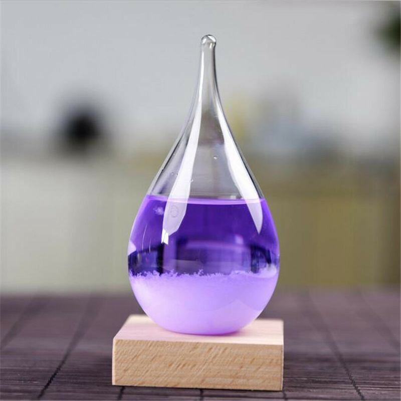 Water Storm Glass Bottle Πρόγνωση Καιρού Κρυστάλλινο Διακόσμηση Σπιτιού Χριστουγεννιάτικο Δώρο Drop Heartshape