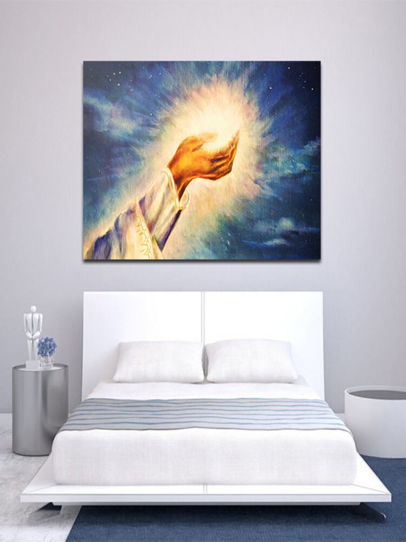 Χειροποίητες Ελαιογραφίες Light Of Christ Wall Art Πίνακες Διακόσμησης Σπιτιού