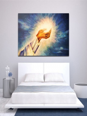 Χειροποίητες Ελαιογραφίες Light Of Christ Wall Art Πίνακες Διακόσμησης Σπιτιού