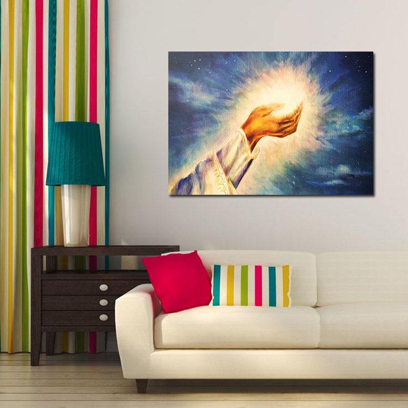 Χειροποίητες Ελαιογραφίες Light Of Christ Wall Art Πίνακες Διακόσμησης Σπιτιού