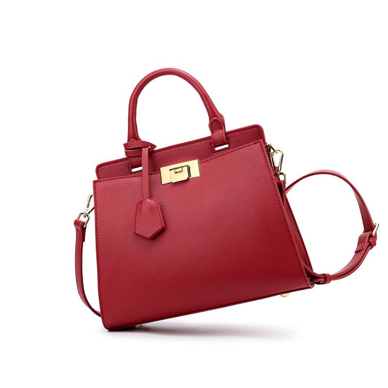 2023 European And American Fashion Shoulder Bag Big Bag Δερμάτινη Τσάντα Messenger Αγελάδας