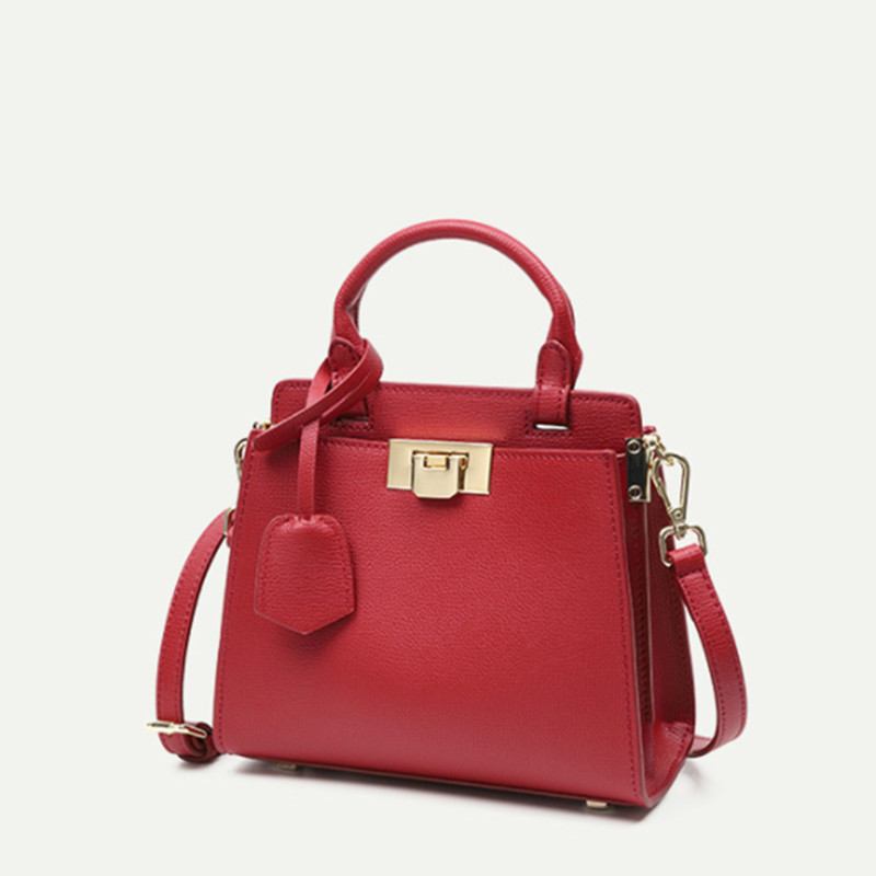 2023 European And American Fashion Shoulder Bag Big Bag Δερμάτινη Τσάντα Messenger Αγελάδας