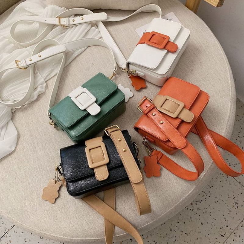 Advanced Sense Of The Ocean Color Handbags New Wave Wild Broadband Small Square Bag Fashion Shoulder Messenger Bag