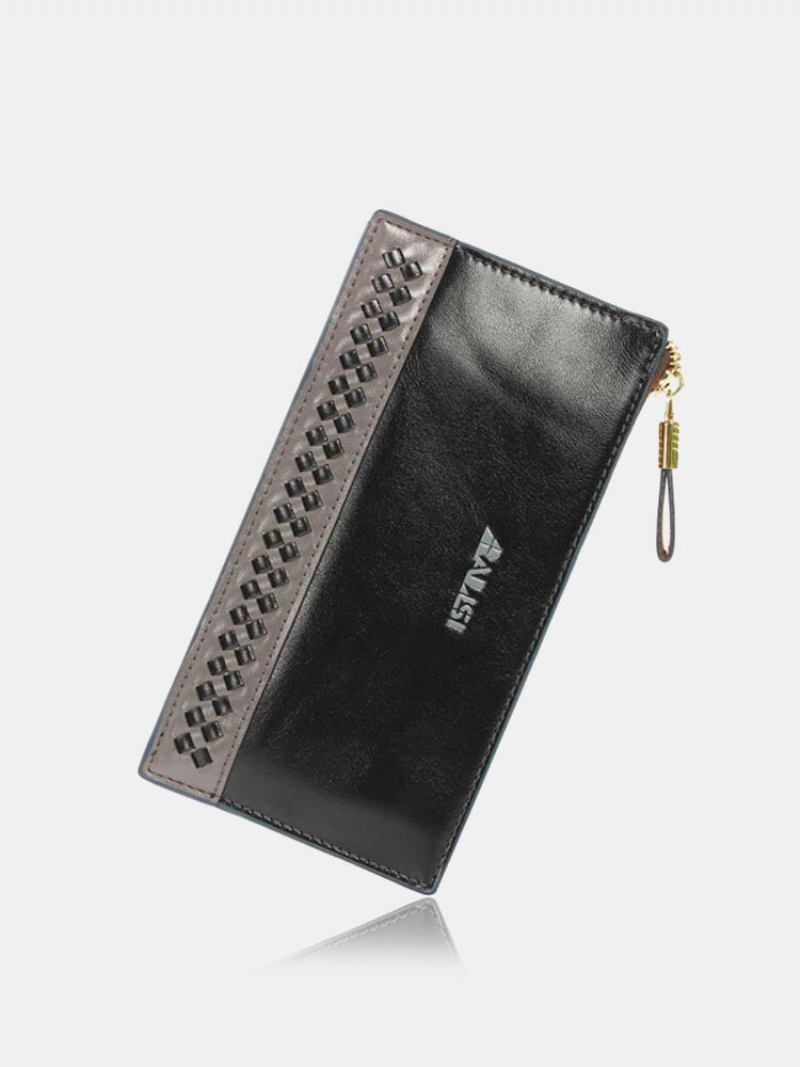 Ανδρικά Casual Business Long Zipper Wallet Leisure Cash Cards Πορτοφόλι Νομισμάτων