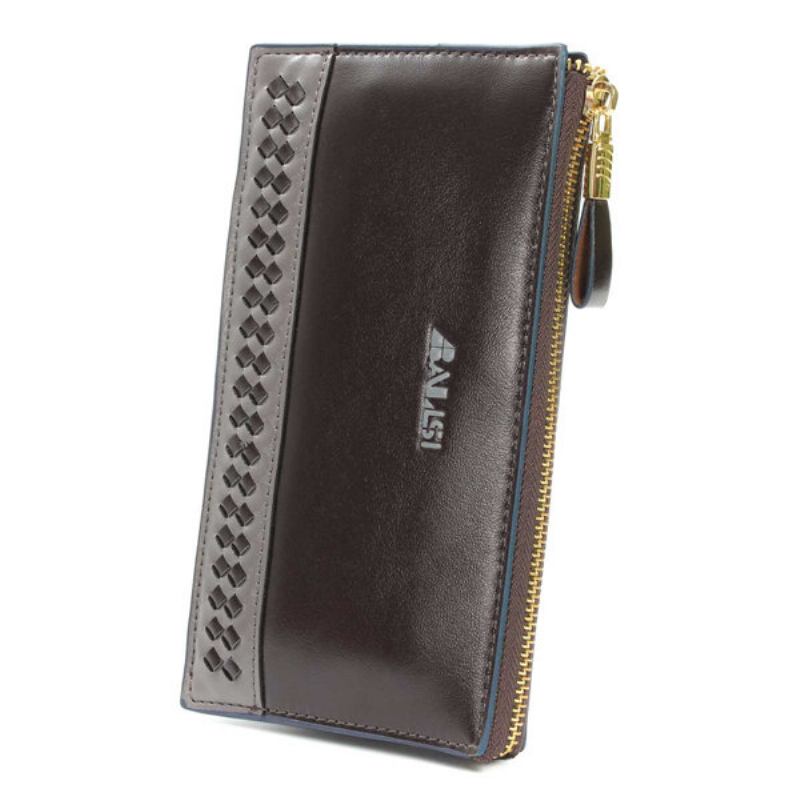 Ανδρικά Casual Business Long Zipper Wallet Leisure Cash Cards Πορτοφόλι Νομισμάτων