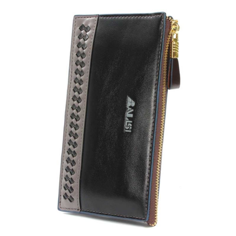 Ανδρικά Casual Business Long Zipper Wallet Leisure Cash Cards Πορτοφόλι Νομισμάτων