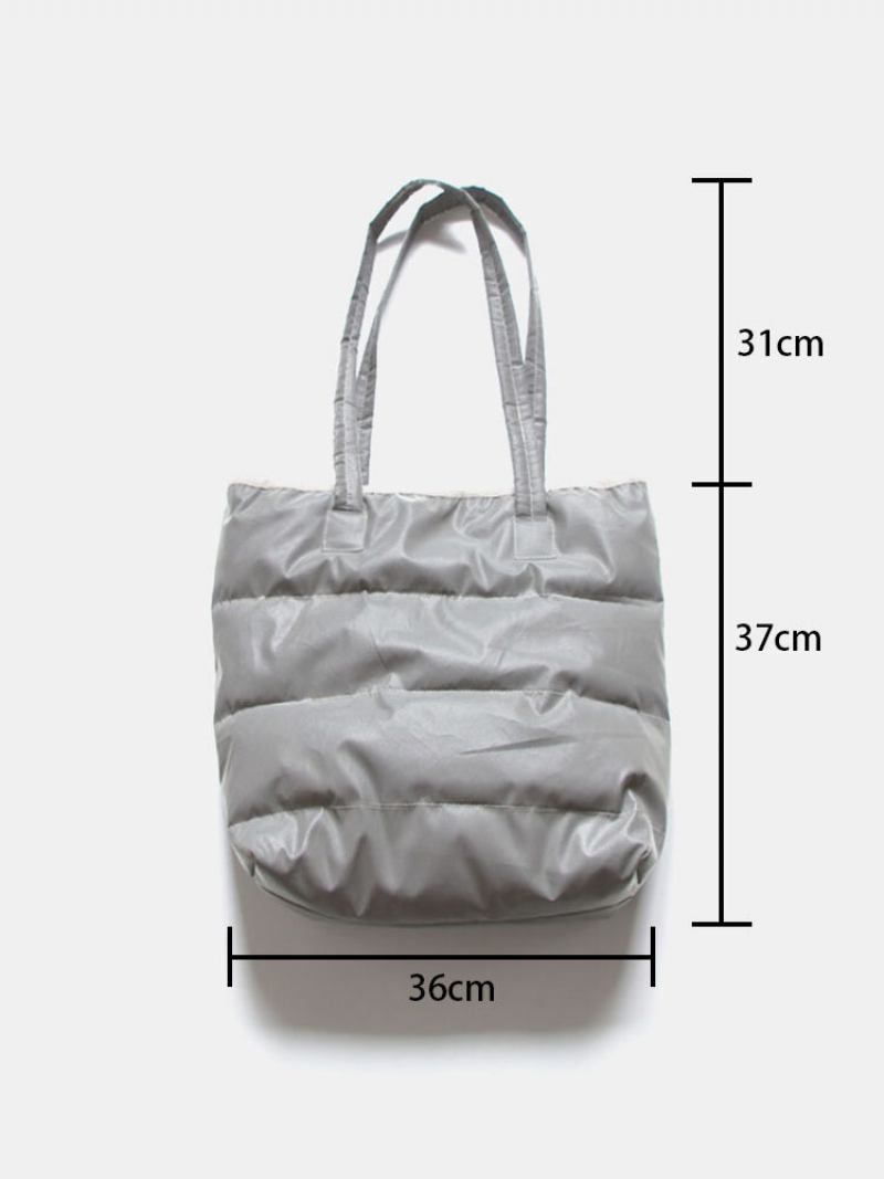 Ανδρικά Casual Καπιτονέ Νήμα Κεντήματος Reflective Filling Tote