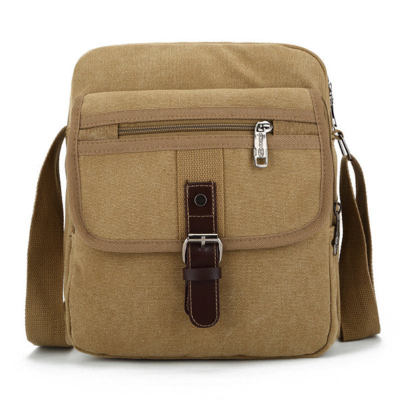 Ανδρική Μικρή Εξωτερική Ρετρό Τσάντα Casual Messenger Sport Canvas Crossbody