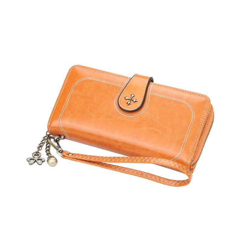 Baellerry Pu Purse Fashion Classic Πολυλειτουργικό Πορτοφόλι Γυναικείας Πόρπης Χάλκινο Φερμουάρ Κάρτα Ταυτότητας Τηλέφωνο Με Αλυσίδα