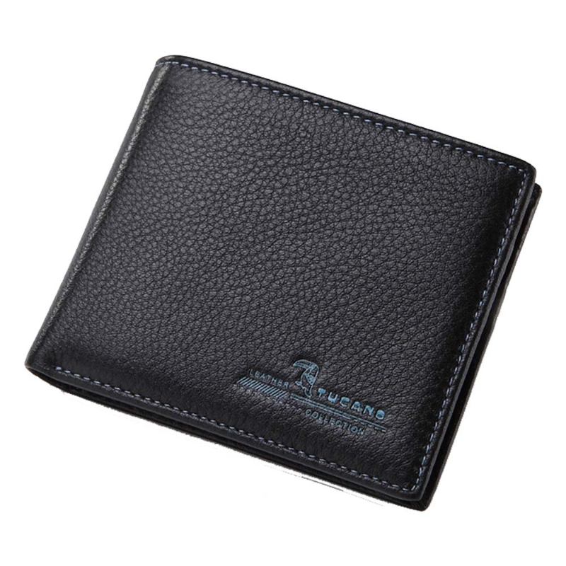 Bifold Side Flip Wallet High-end Business Men Ανδρικό Πορτοφόλι Πολυλειτουργική Τσάντα Ανδρών Ταξιδιωτικό Επιπλέον Χωρητικότητας