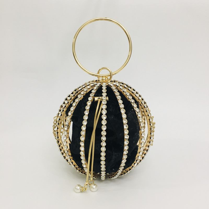 Βραδινή Τσάντα Hollow Diamond Ball Bag