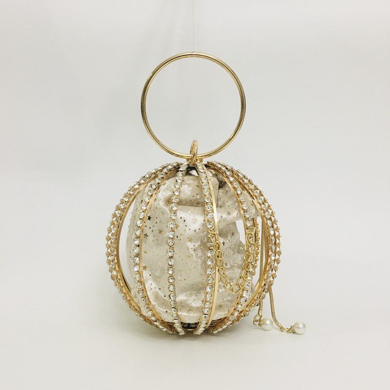 Βραδινή Τσάντα Hollow Diamond Ball Bag