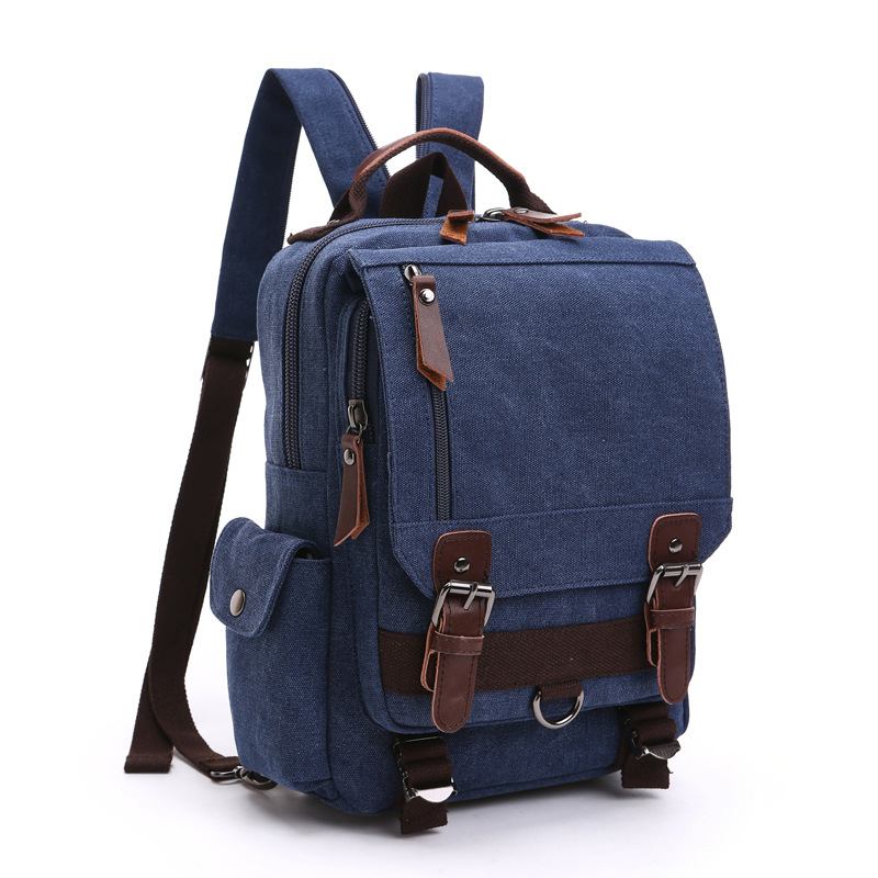 Canvas Outdoor Travel Messenger Τσάντα Στήθους Ol Unisex Σακίδιο Πλάτης Ώμου Για Άνδρες