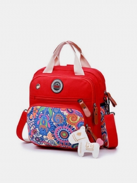 Canvas Practical Mommy Bag Multifunction Shoulder Bag Τσάντα Χιαστί Πλάτης