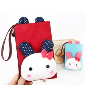 Cartoon Cute Style Coins Τσάντα 5.5 Ιντσών Τσάντες Clutch Με Θήκη Για Κάρτες