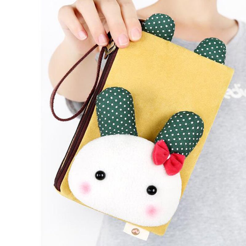 Cartoon Cute Style Coins Τσάντα 5.5 Ιντσών Τσάντες Clutch Με Θήκη Για Κάρτες