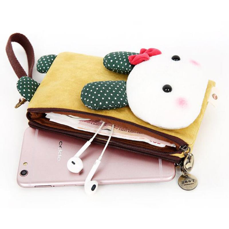 Cartoon Cute Style Coins Τσάντα 5.5 Ιντσών Τσάντες Clutch Με Θήκη Για Κάρτες