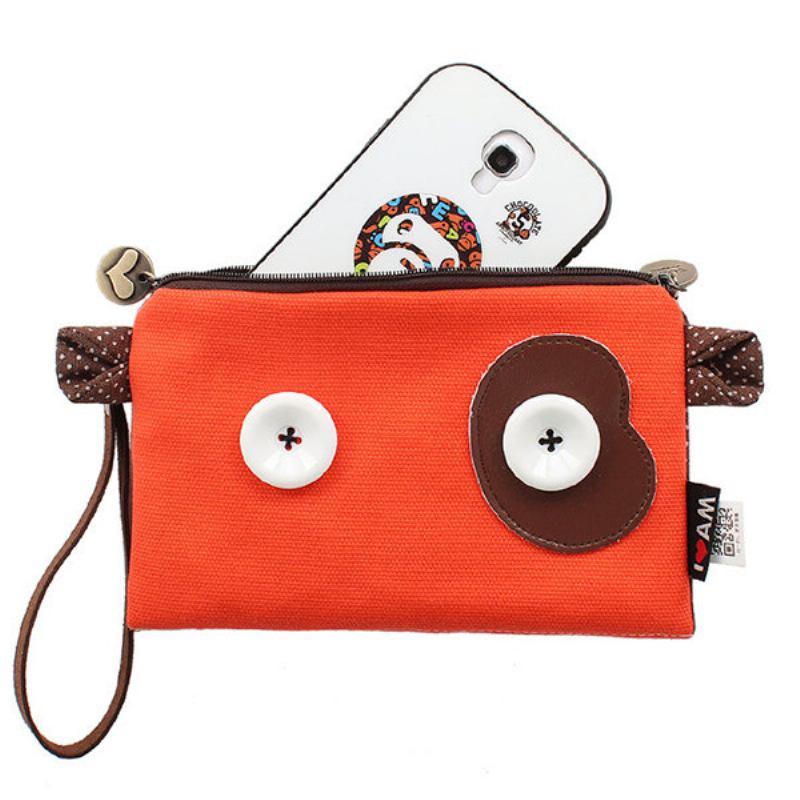 Cartoon Cute Style Coins Τσάντα 5.5 Ιντσών Τσάντες Clutch Με Θήκη Για Κάρτες