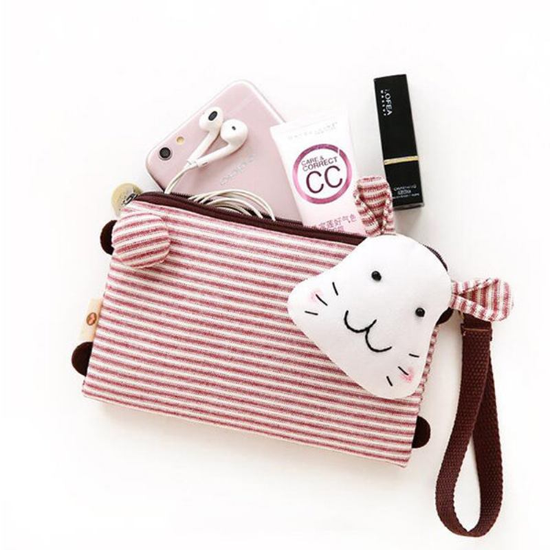 Cartoon Cute Style Coins Τσάντα 5.5 Ιντσών Τσάντες Clutch Με Θήκη Για Κάρτες