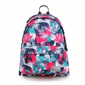 Fashion Leaves Printed Backpack Με Ανοξείδωτο Φερμουάρ Μεγάλης Χωρητικότητας Casual Σχολικό Σακίδιο Για Εφηβικούς Μαθητές