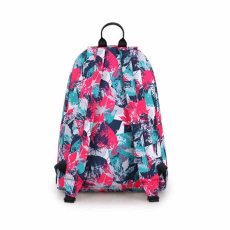 Fashion Leaves Printed Backpack Με Ανοξείδωτο Φερμουάρ Μεγάλης Χωρητικότητας Casual Σχολικό Σακίδιο Για Εφηβικούς Μαθητές