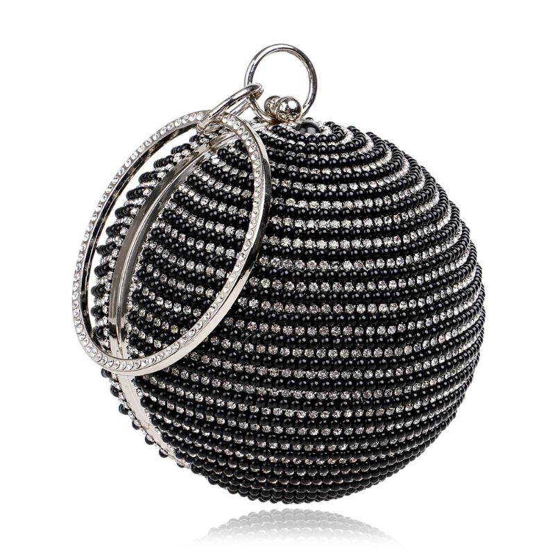 Fashion Pearl Ball Tote Τσάντα European Beauty Party Υψηλής Ποιότητας Πολυεστέρας Βραδινή