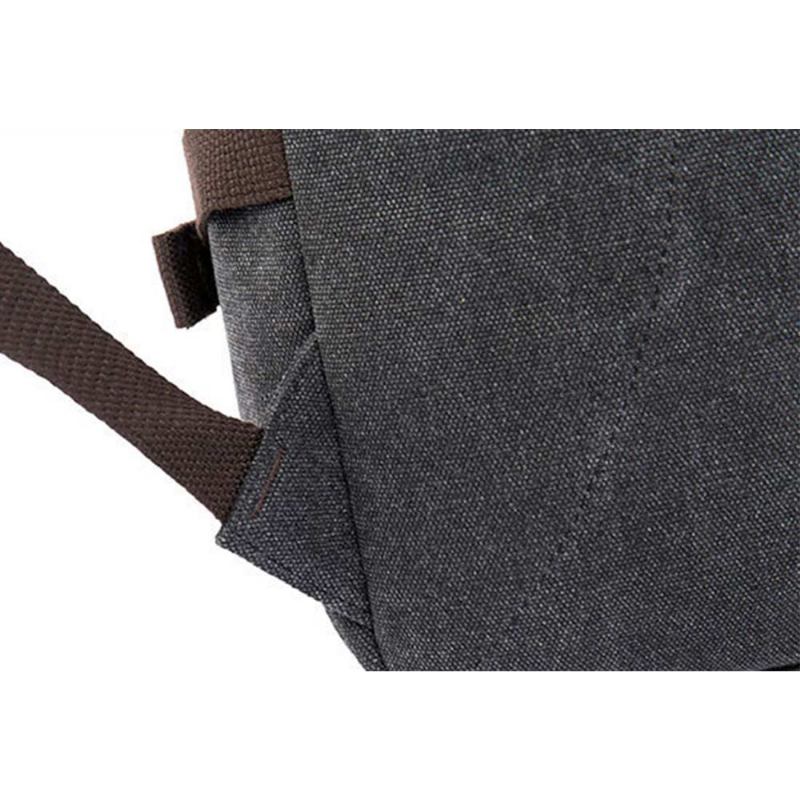 Fashion Vintage Canvas Ανδρικό Σακίδιο Πλάτης Laptop Messenger Τσάντα Ώμου Μεγάλης Χωρητικότητας Ταξιδιού Υπολογιστή Σχολική Φορητού