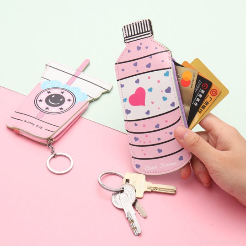 Girls Cute Ice Cream Shape Coin Bag Milk Tea Key Τσάντα Για Κάρτες