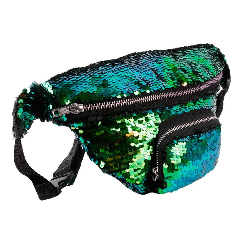 Γυαλιστερό Neon Fanny Pack Για Γυναίκες Μόδα Τσάντα Μέσης Για Το Rave Festival Party Trip