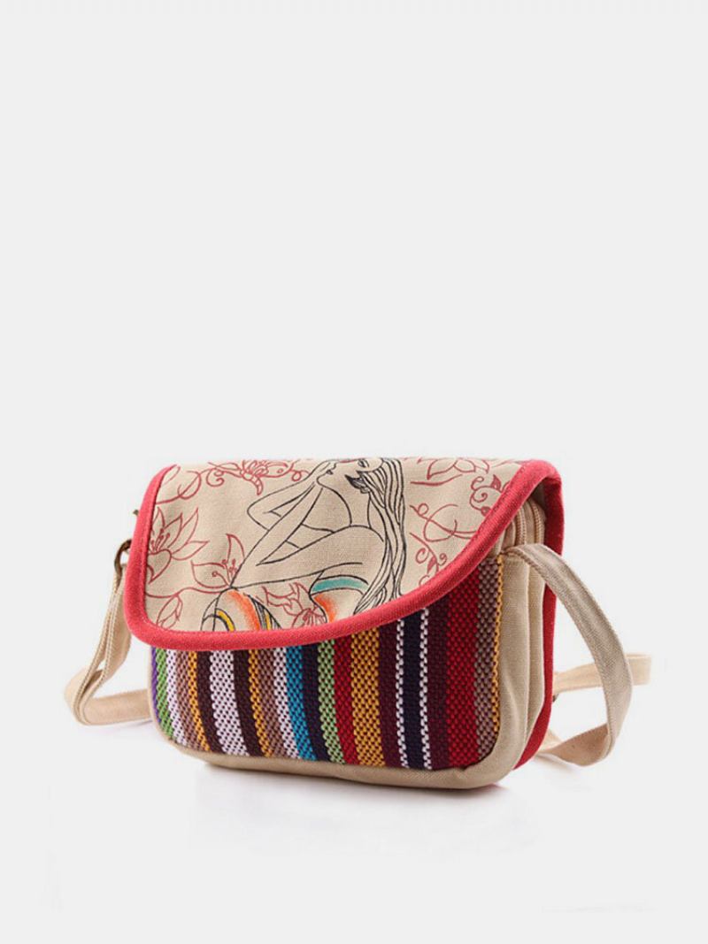 Γυναικεία Canvas National Mini Crossbody Τσάντα Messenger