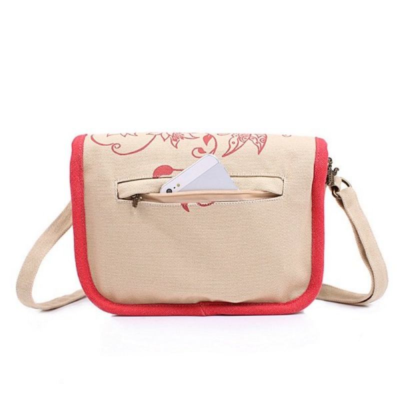 Γυναικεία Canvas National Mini Crossbody Τσάντα Messenger