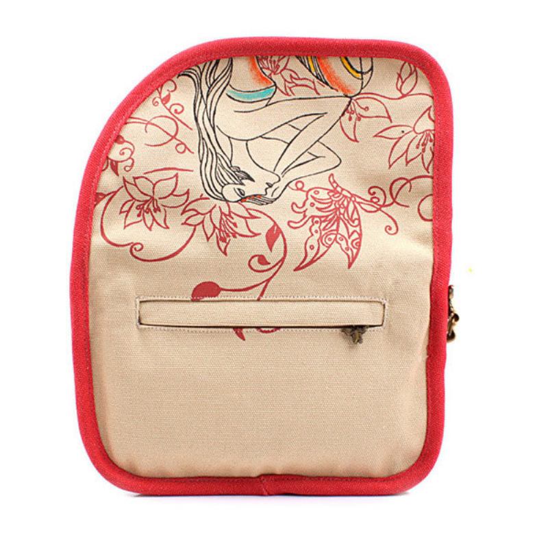 Γυναικεία Canvas National Mini Crossbody Τσάντα Messenger