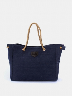 Γυναικεία Casual Canvas Shopping Bag Τσάντα Tote Messenger