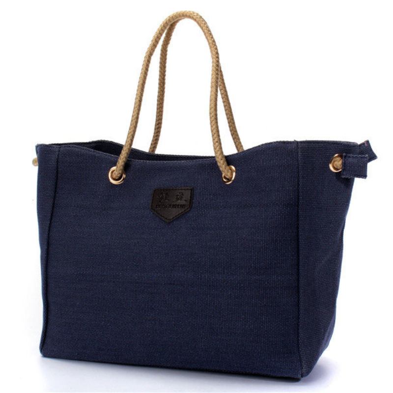 Γυναικεία Casual Canvas Shopping Bag Τσάντα Tote Messenger