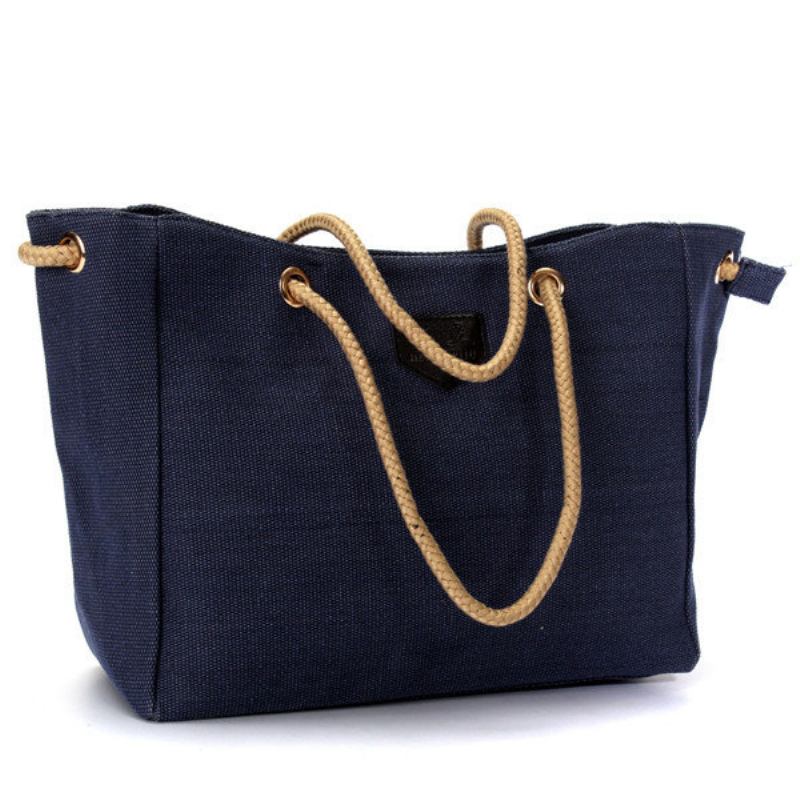 Γυναικεία Casual Canvas Shopping Bag Τσάντα Tote Messenger