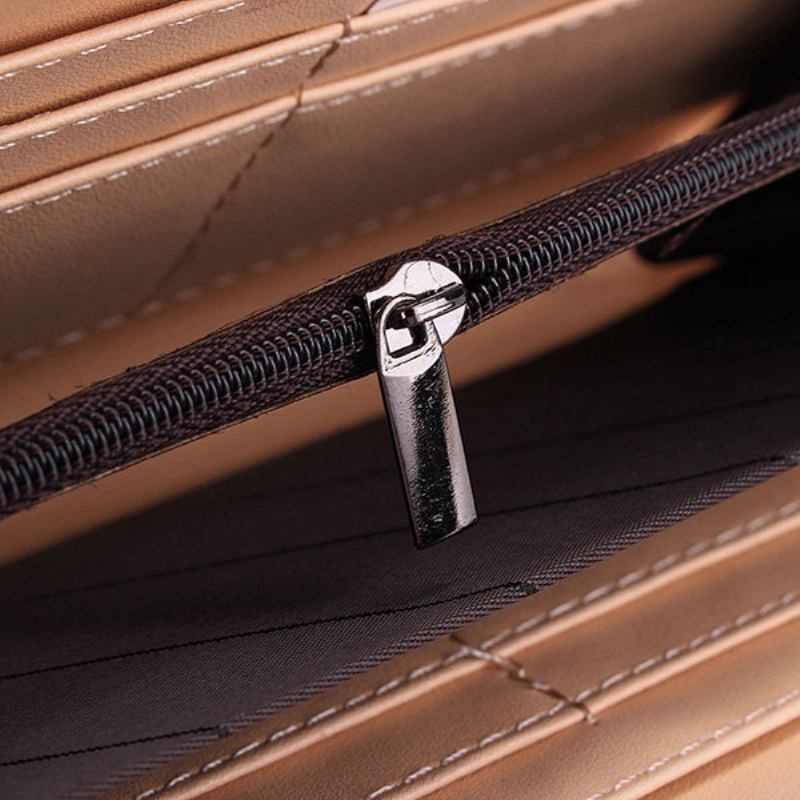 Γυναικεία Casual Long Card Bag Leisure Grain Wallet