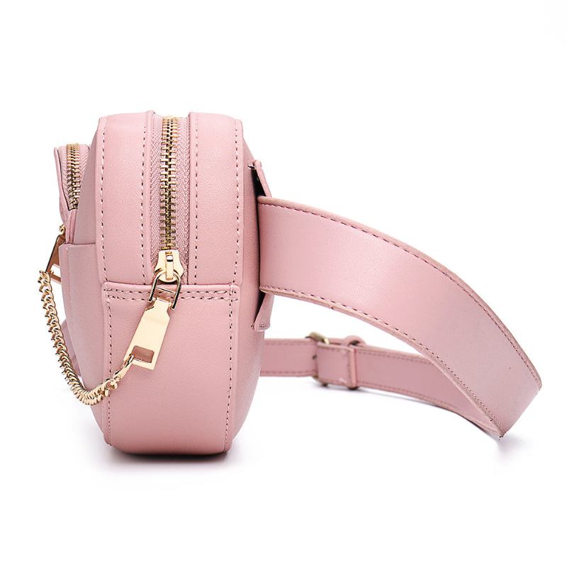 Γυναικεία Chain Waist Bag Solid Phone Bag Τσάντα Χιαστί