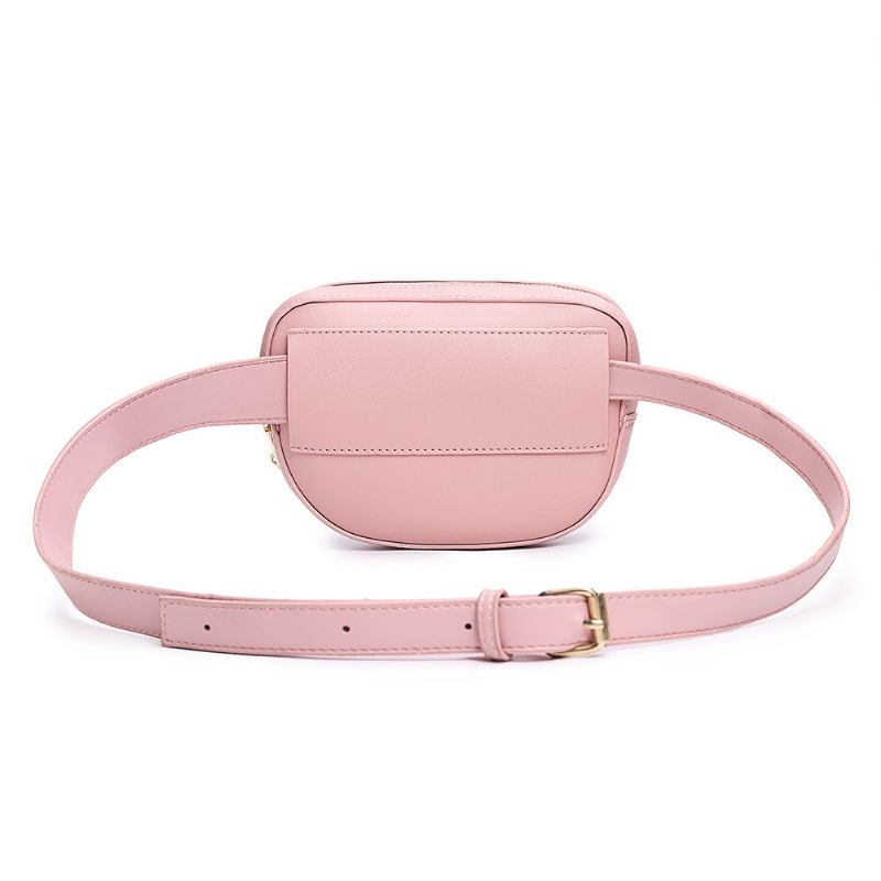 Γυναικεία Chain Waist Bag Solid Phone Bag Τσάντα Χιαστί