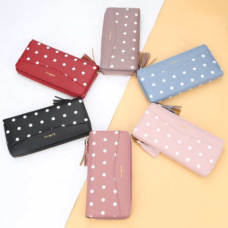 Γυναικεία Dot Long Wallet Θήκη Κάρτας Για Τσάντα Τηλεφώνου