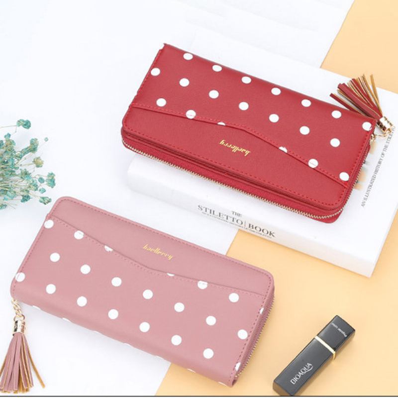 Γυναικεία Dot Long Wallet Θήκη Κάρτας Για Τσάντα Τηλεφώνου