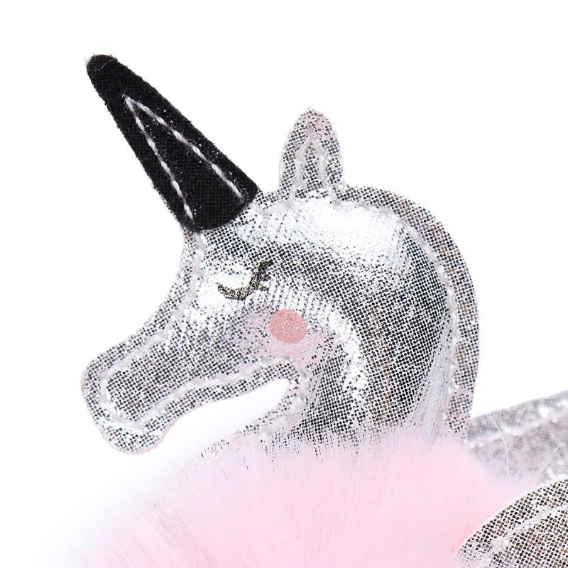 Γυναικεία Faux Fur Unicorn Bag Charm Cute Μπρελόκ