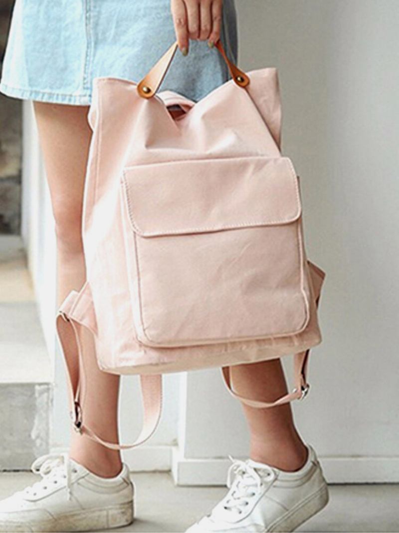 Γυναικεία Μεγάλη Πάνινη Τσάντα Χιαστί Casual Backpack