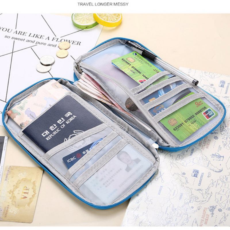 Γυναικεία Oxford Passport Bag Portable Boarding Bag Clutches Bag